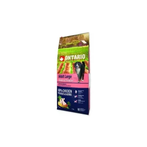 ONTARIO Adult Large Chicken & Potatoes & Herbs 12kg Must-Have
