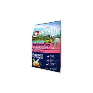 Autentický ONTARIO Large Weight Control Turkey & Potatoes & Herbs 2,25kg
